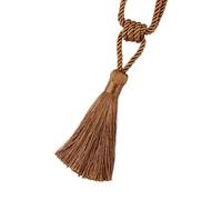 Tie Backs For Curtains 1 Pcs Tiebacks With Tassel Clips Rope Tie Backs Holdbacks Home Accessories Decorative Curtain Decor Cord(Coffee)