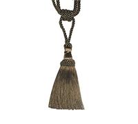 Tie Backs For Curtains 1PCS Curtain Tiebacks Tassel Clips Rope Tie Backs Holdbacks Decorative Holder Accessories For Drape(Flaxen)