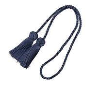 Tie Backs For Curtains 1Pcs Tassel Curtain Tieback Gold Tiebacks For Curtains Rope Holder Accessories Polyester Cord Blackout(Navy)