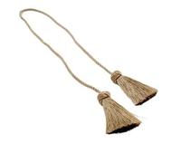 Tie Backs For Curtains 1Pcs Tassel Curtain Tieback Gold Tiebacks For Curtains Rope Holder Accessories Polyester Cord Blackout(Gold)