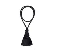 Tie Backs For Curtains 2PCS Tassel Curtain Tiebacks Holder Accessory Bandage Rope Decorative Home Decor Hanging Accessories(Black)