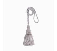 Tie Backs For Curtains 2PCS Tassel Curtain Tiebacks Holder Accessory Bandage Rope Decorative Home Decor Hanging Accessories(Silver)