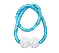 Tie Backs For Curtains Pearl Magnetic Curtain Clip Holders Tie Back Buckle Clips Hanging Ball Decor Accessories(Kong Lan)