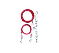 Tie cable - TRIXIE - Red - 15 m - Up to 45 kg - Metal and Plastic