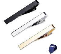 Tie Clip for Men, 3 Pcs Practical and Durable Tie Clips, Fashionable and Luxurious Tie Pins for Men, Men's Tie Clip for Fixing, Decorating, And Embellishing Ties