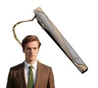 Tie Clip, Shiny Slim Models - Stylish Non-Slip Accessories for Men as Husband and Boyfriend for Business Meetings and Weddings, Siehe Beschreibung, copper, See description