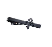 Tie Clip Stainless Steel Tie Clip Retro Jewelry Wedding Jewelry For Groom Mens Business Suit Tie Clamp(Black)