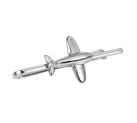 Tie clips Airplane Tie Clip For Men Brass Funny Rod Men's Wedding Ties