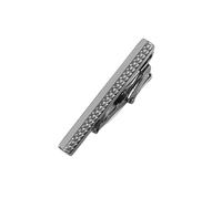 Tie Clips for Men 2pcs Metal Tie Clip for Men Wedding Necktie Clasp Gentleman Ties Bar Crystal Pin for Men's Accessories(A1-4cm)