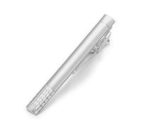 Tie Clips for Men Necktie Tie Bar Pinchie Bar Clip Mens Skiny Necktie Tie Pin Clip for Business Party Wedding Anniversary Christmas Fathers Day(Silver), One Size, no gem