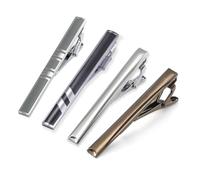 Tie Clips for Men Set, 10 Pack Tie Bars with Gift Box, Assorted Silver Gold Blue Black Metal Tie Clips, Men’s Suit Accessories for Business, Wedding, Formal Events & Gifts