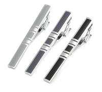 Tie Clips for Men Set, 10 Pack Tie Bars with Gift Box, Assorted Silver Gold Blue Black Metal Tie Clips, Men’s Suit Accessories for Business, Wedding, Formal Events & Gifts