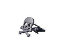 Tie Clips for Men Stainless Steel Punk Pirate Skull Cufflinks Vintage Viking Skeleton Mens For Shirts Personality Rock Party Accessories