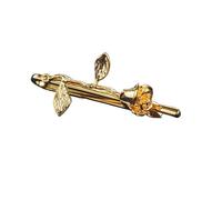 Tie Clips Men's Rosette Flower Tie Clip For Wedding Tie Bar Clip For Men