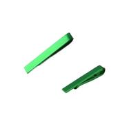 Tie Clips Tie Clips For Men Classic Stainless Steel Gold Color Slim Collar 43x5mm One Piece(Green)