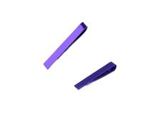 Tie Clips Tie Clips For Men Classic Stainless Steel Gold Color Slim Collar 43x5mm One Piece(Purple)