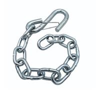 Tie Down Trailer Safety Chains with Hooks - Boat Safety Kit - 15" Towing Chain