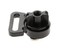 Tie Down for Kayak Truck Mount - Black Horizontal Downward Facing Cooler - Crate Kayak Accessory Mount - Horizontal Downward