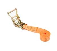 Tie Down Ratchet Straps Heavy Duty 38mm Wide Endless Cam Buckle Ratchet Straps 300 Kg Load Capacity Adjustable Tensioning Straps For Motorcycles Trailer Kayak Orange(Regular,3.8cmx2m/1.49x78.7in)