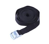 Tie Down Straps 2M Buckle Tie Down Belt Cargo Straps With Metal Tow Rope Strong Ratchet For Luggage(Black -2M)