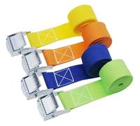 Tie Down Straps,2Pack Heavy Duty Tensioning Belts, 1M to 8M Adjustable Cargo Straps Ratchet Straps, Suitable for Cargo,Trucks,Width 38/50mm(Yellow,Width 38mm x Length 8m)