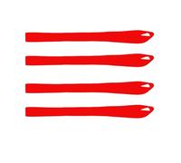 Tie Down Straps 4pcs 20.5cm Soft Loop Tie Down Straps For Securing Cargo Motorcycles Scooters Dirt Bikes Lawn(Red)