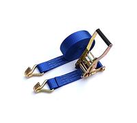 Tie Down Straps Heavy Duty 50mm Professional Ratchet Straps - 10m - 5 Tonne Breaking Force for Lashing Loads up to 1 Tonne,Blue