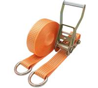 Tie Down Straps, Heavy Duty Flatbed Tie Downs, 2 Inch Straps with Double D-Rings for Flatbed Trailers Truck Cargo Securement Wheel Lift, 11023 lb Break Strength(1set,20.0m/65.6Ft)