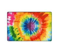 Tie Dye Area Rug Short Plush Ultra Soft Modern Throw Rugs Non Slip Washable Floor Mats Indoor Floor Stain Resistant Carpets for Living Room Bedroom Office Dorm Home Decor 2x3 Ft