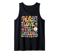 Tie-dye Artist 60s 70s Hippie Retro Peace Love Tie-dyeing Tank Top