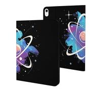Tie Dye Atomic Science Physics Slim Case Compatible with iPad 10th 9th 8th 7th Generation 2022 2021 2020 2019 Protective Cover Stand