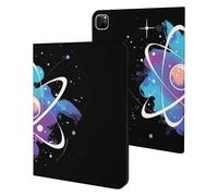 Tie Dye Atomic Science Physics Slim Case Compatible with iPad 10th 9th 8th 7th Generation 2022 2021 2020 2019 Protective Cover Stand