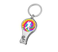 Tie Dye Bigfoot Nail Clippers Fingernail Toenail Clipper Cutters Care Tools for Adult