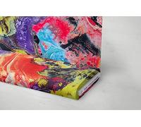Tie Dye Collection | Scuba Jersey Stretch Dressmaking Fabric | Sold by The metre (Volcano Eruption)