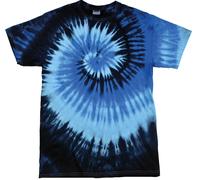 Tie Dye Color Tone Kids Rainbow T-Shirt Music Festival Dance Hipster Indie Top