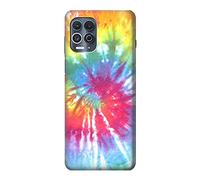 Tie Dye Colorful Graphic Printed Case Cover For Motorola Edge S