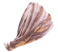 Tie dye Cotton Headbands, Elastic Hippie Bohemian Bandana, Hair Wrap Colorful summer wear Handmade In Nepal (Mango, One Size)
