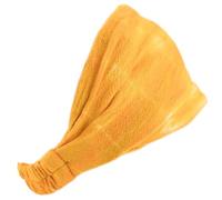 Tie dye Cotton Headbands, Elastic Hippie Bohemian Bandana, Hair Wrap Colorful summer wear Handmade In Nepal (Mango, One Size)