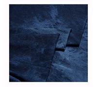 Tie dye Denim Fabric Thick Cotton Fabric Sewing Materials Fabric for Jeans,Dress,T-Shirt and Decorative(Width: 140cm)(Color:Dark blue)