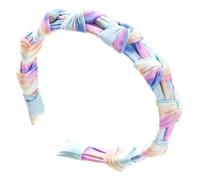Tie-dye Fabric Headband Twisted Narrow Brim for Women and Girls