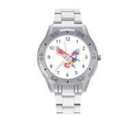 Tie-dye Flying Ea-gles Business Stainless Watch Fashion Designer Wristwatch Easy Reader Analog Watches Gifts for Men