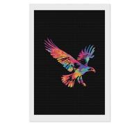 Tie-dye Flying Ea-gles Diamond Art Painting Kits for Adults Beginner DIY Round Rhinestones 5D Picture Shining Full Drill Paintings Home Decor Gifts
