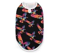Tie-dye Flying Ea-gles Fashion Dog Shirt Clothes Breathable Sleeveless Pet Tank Top for Small Medium Large Pets