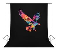 Tie-dye Flying Ea-gles Funny Photography Backdrop Background Washable Photo Studio Backdrops for Party Video Shooting