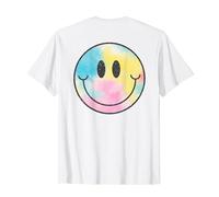 Tie Dye Happy Face 70s 80s Smile Face Happiness Hippie Cute T-Shirt