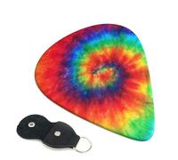 Tie Dye Hippies Guitar Pickfor Pickups For Acoustic Electric Guitar Bass Ukulele