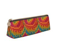 Tie Dye Hippies Print Convenience Pencil Case Pen Pouch School College Office Boys Girls Study Supplies
