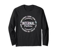 Tie Dye Internal Medicine Doctor Residency for Women Men Long Sleeve T-Shirt
