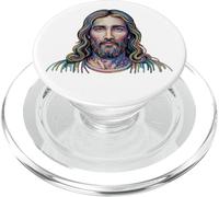 Tie Dye - Jesus Christ Portrait Face Divine God Holy PopSockets PopGrip for MagSafe