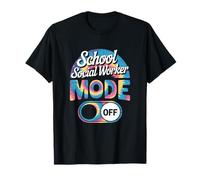 Tie Dye Last Day of School Social Worker Appreciation T-Shirt